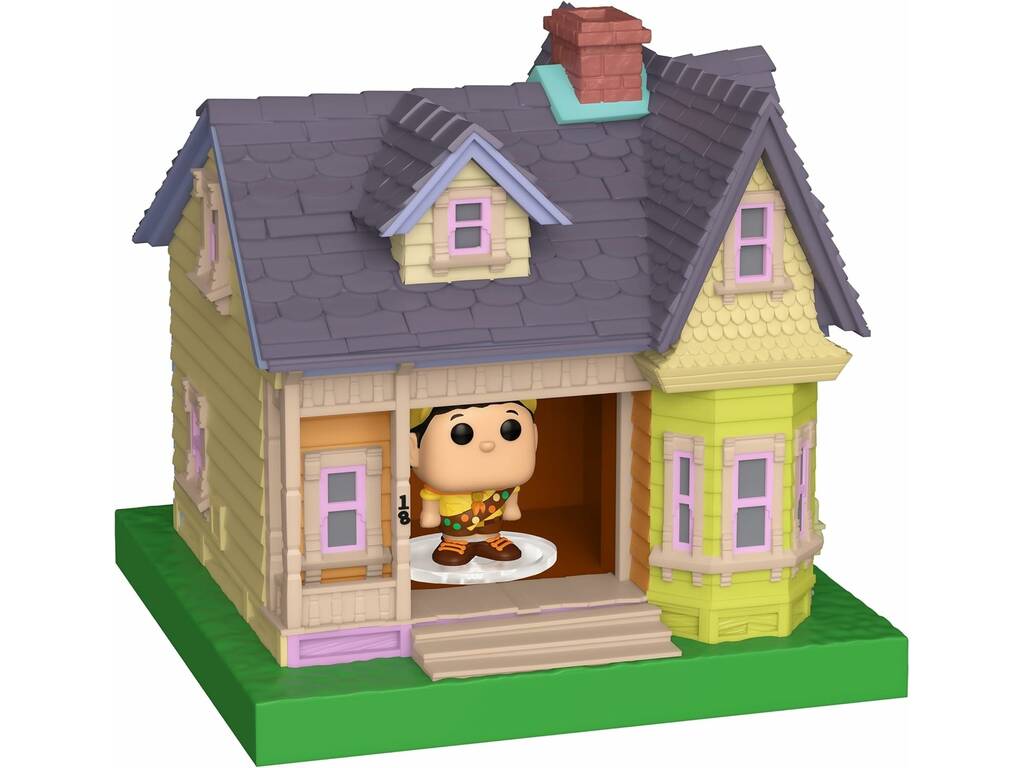 Funko Pop Bitty Towns Disney Pixar Up Figura Russell con Casa