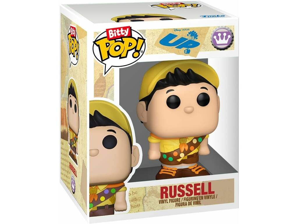 Funko Pop Bitty Towns Disney Pixar Up Figura Russell con Casa