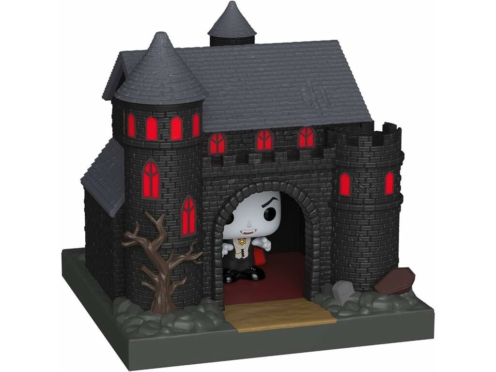 Funko Pop Bitty Towns Universal Monsters Figura Dracula con Castello