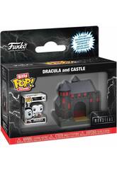Funko Pop Bitty Towns Universal Monsters Figura Dracula con Castello