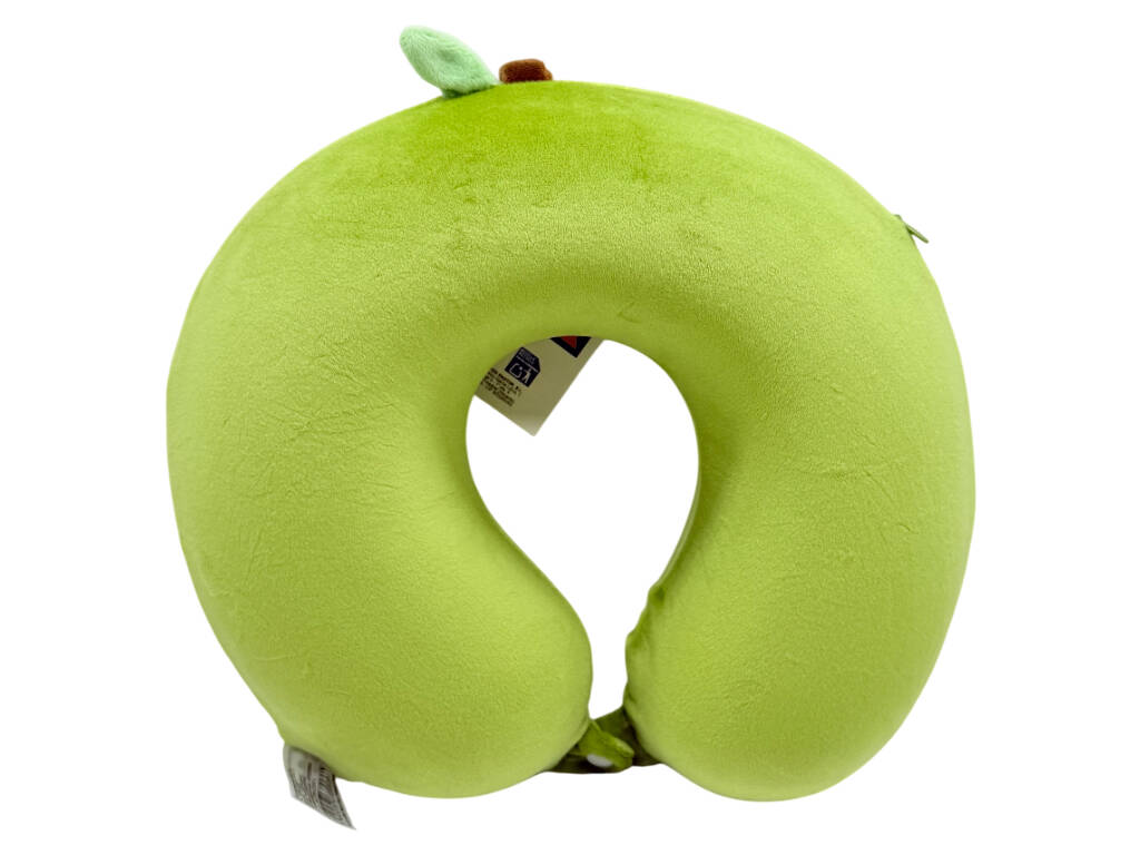 Cuscino da viaggio per collo Mela verde 27x27 cm