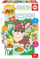 Magic Art Number Set Malen nach Zahlen Haustiere