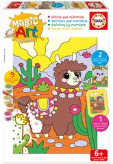 Magic Art Number Set Malen nach Zahlen Koala und Lama