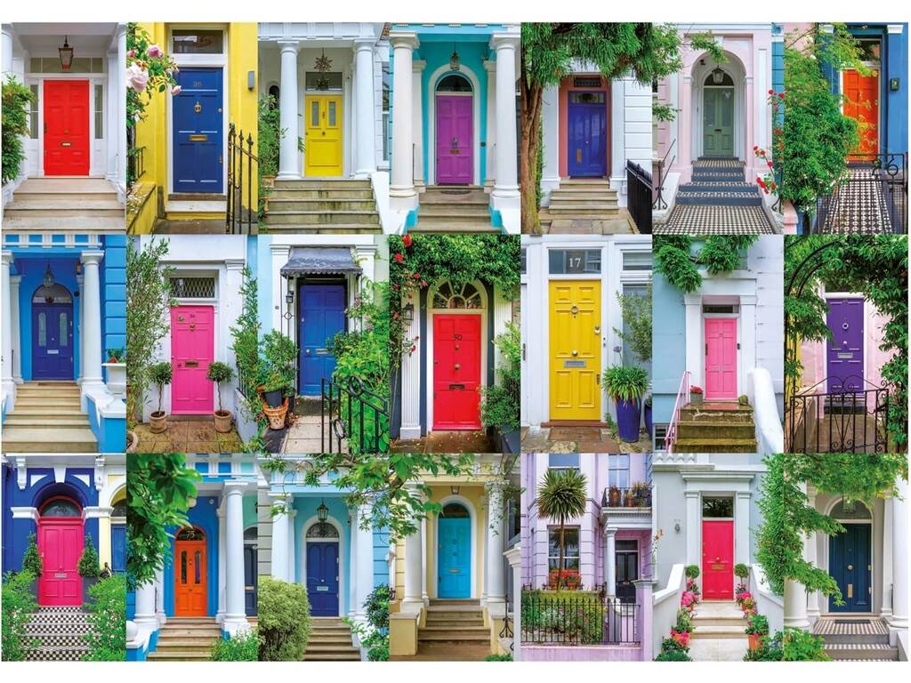 Puzzle des 1000 portes de Notting Hill