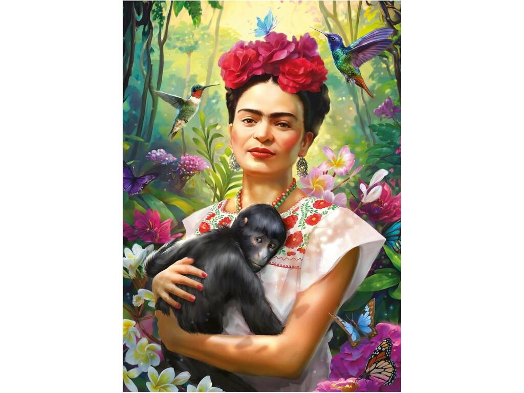 Puzzle 1000 Il giardino della vita, Frida Khalo