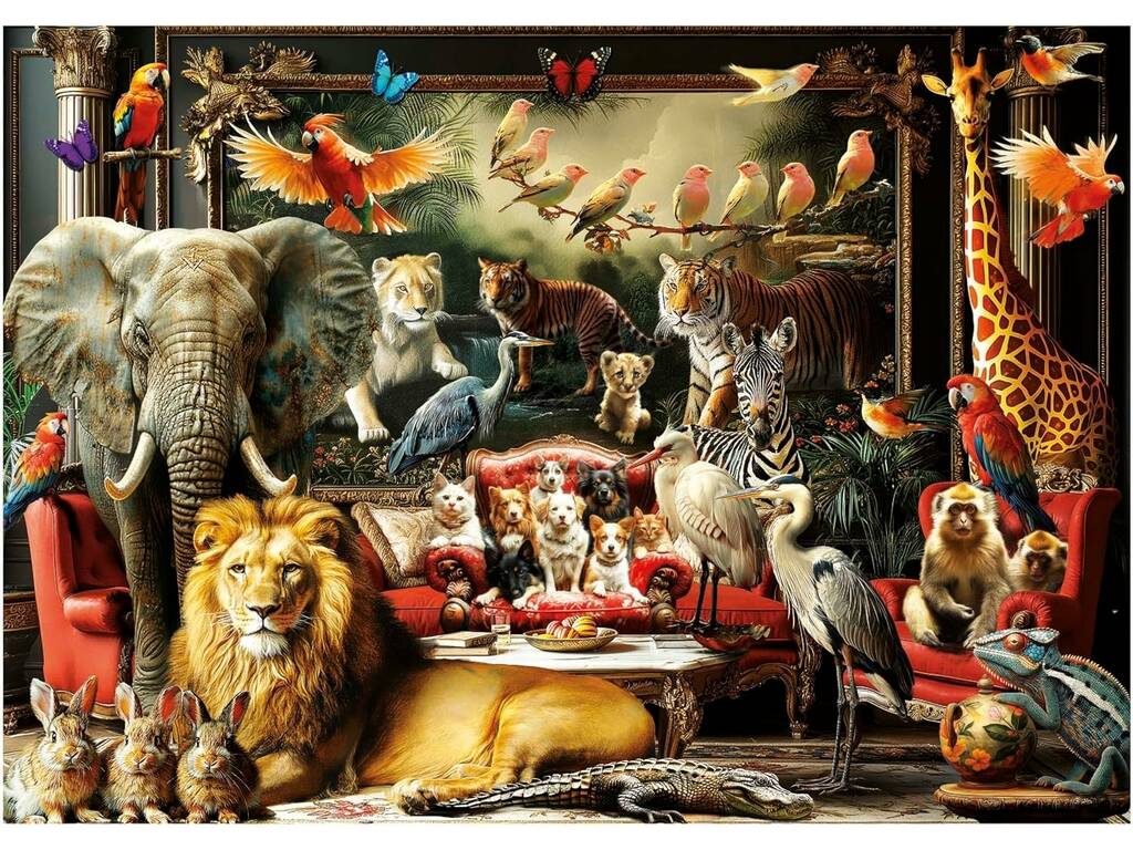 Puzzle 1500 A Mansão Animal
