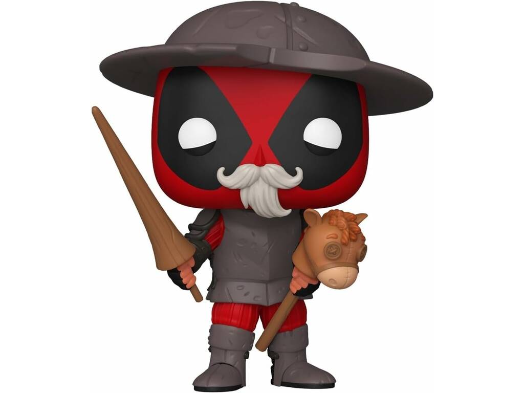 Funko Pop Plus Deadpool Figurine Deadpool en Don Quichotte à tête branlante