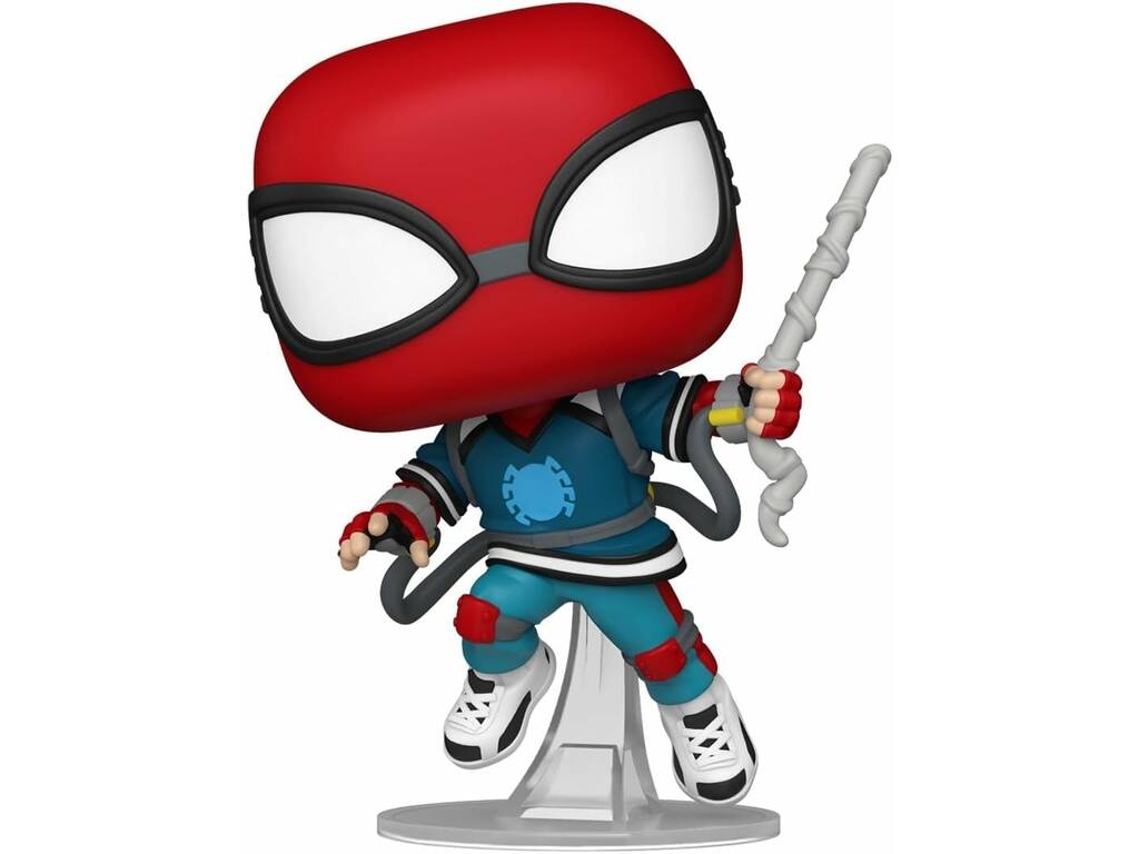 Funko Pop Marvel Il tuo amico e vicino Spiderman Figura Spiderman Homemade Suit con testa oscillante
