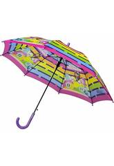Parapluie de maison de poupée Gabby's avec canne de 48 cm
