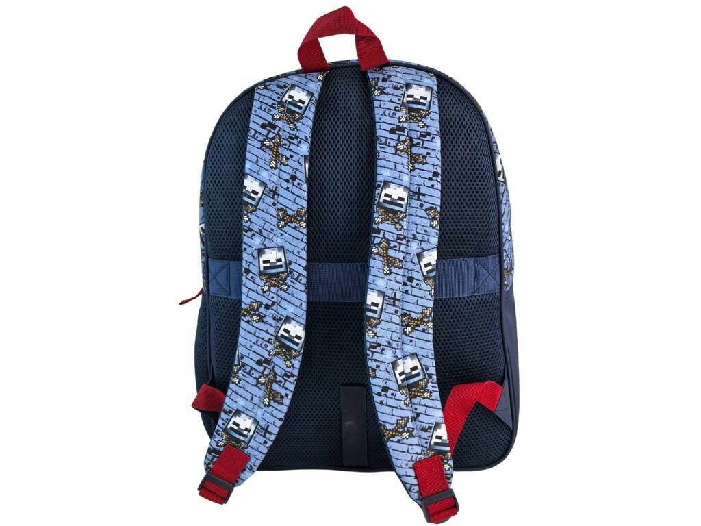 Minecraft Hostile Behaviour Zaino trasformabile in carrello 40x31x15 cm