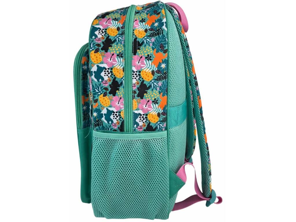 Stitch Tropical Mochila Adaptável a Carrinho 40x31x15 Cm