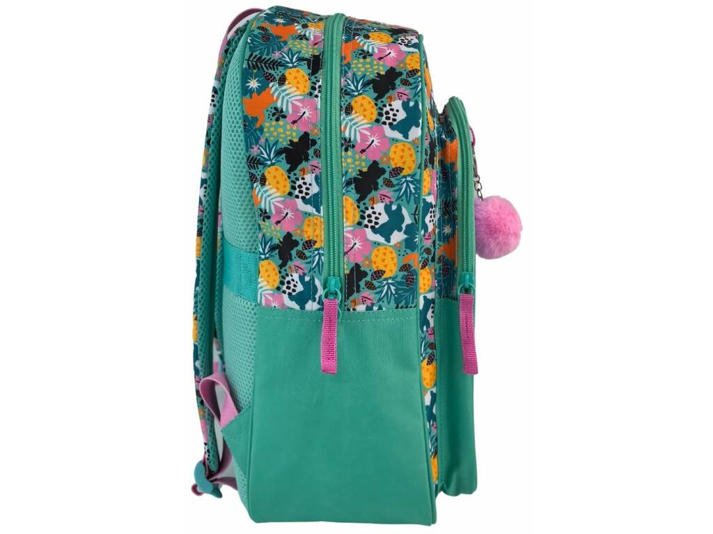 Stitch Tropical Mochila Adaptável a Carrinho 40x31x15 Cm