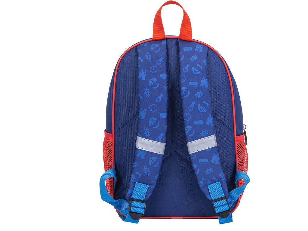 Super Mario Schulrucksack mit Taschen 37x27x17 cm