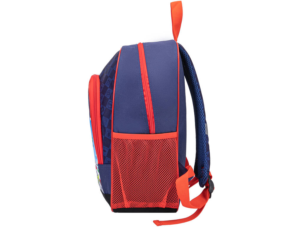 Zaino scolastico MarioKart con tasche 37x27x17 cm