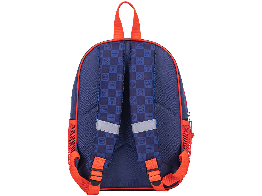 Zaino scolastico MarioKart con tasche 37x27x17 cm