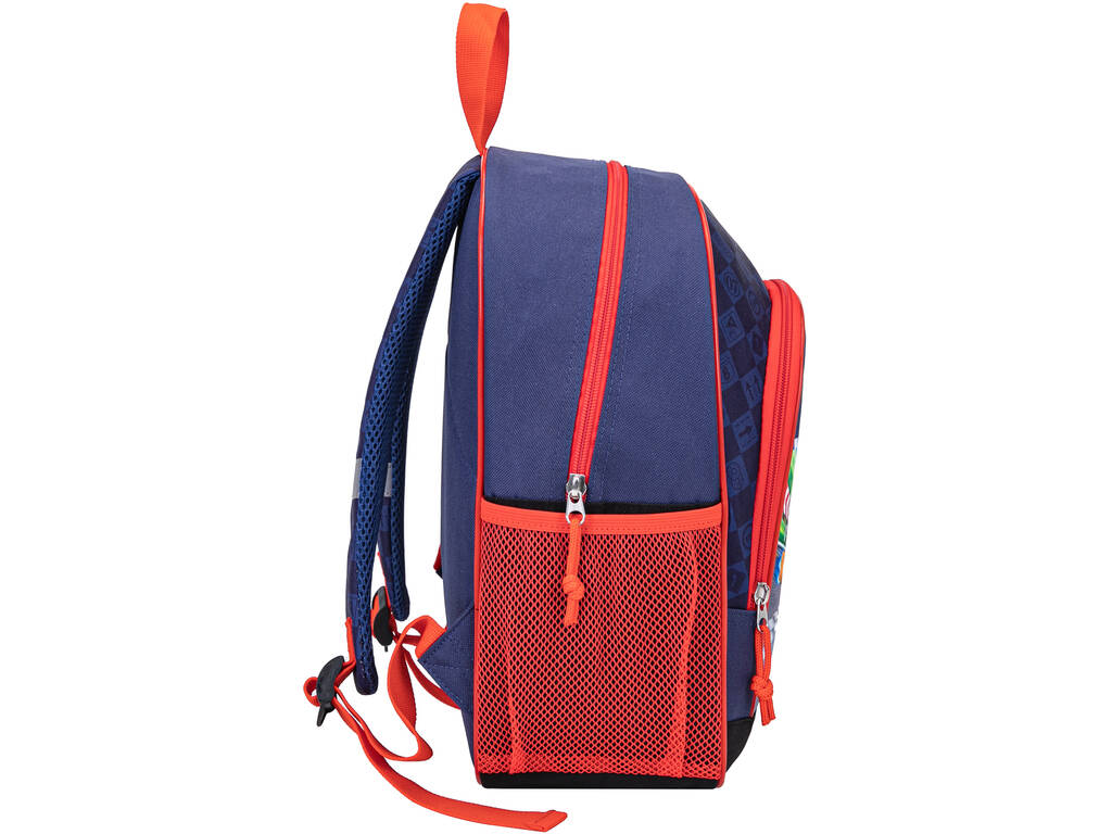 Zaino scolastico MarioKart con tasche 37x27x17 cm