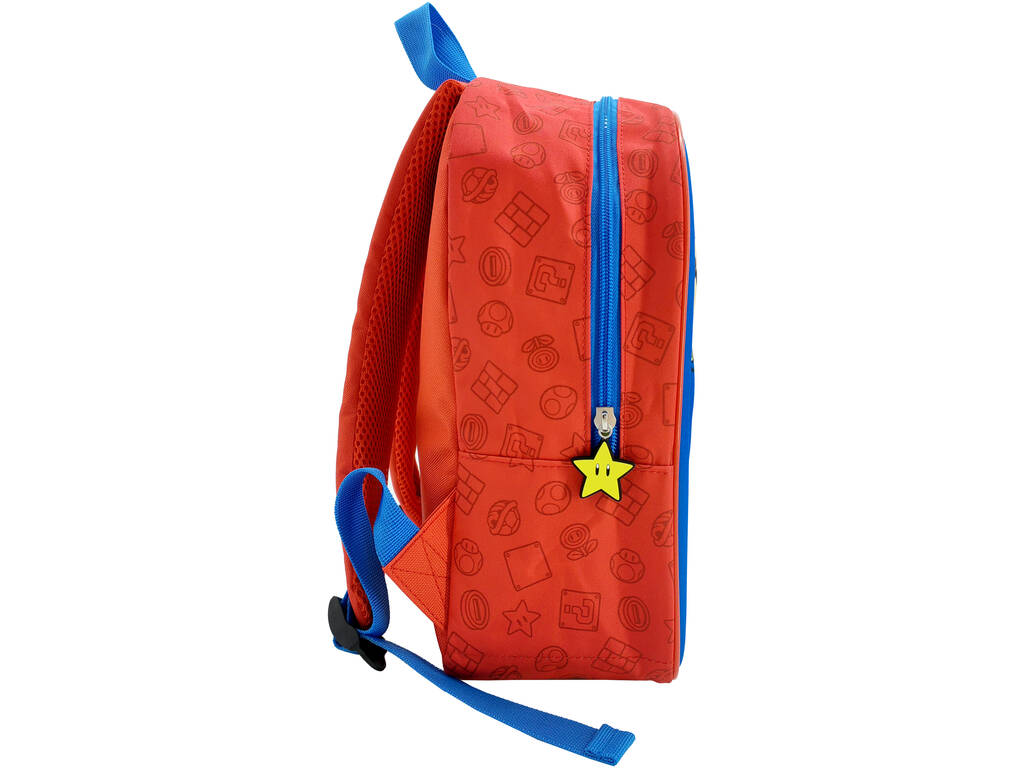 Super Mario Vorschulrucksack 3D 30x26x8 cm