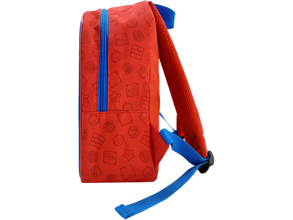 Super Mario Vorschulrucksack 3D 30x26x8 cm