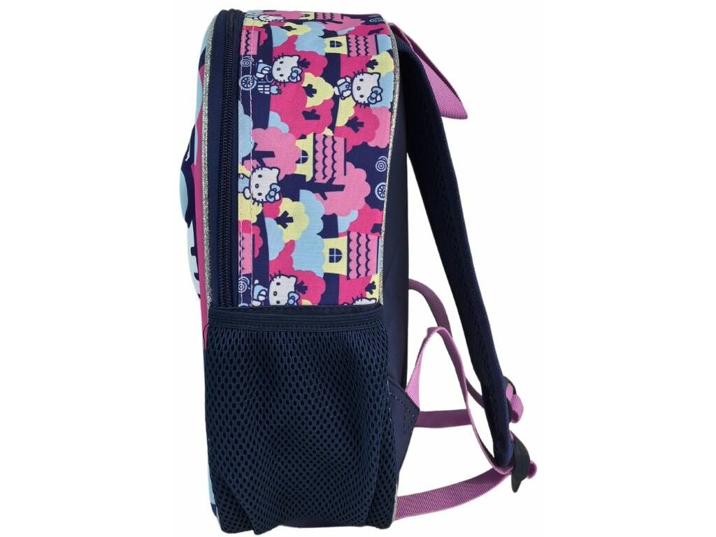 Zaino Hello Kitty per la scuola materna 3D 30x26x8 cm