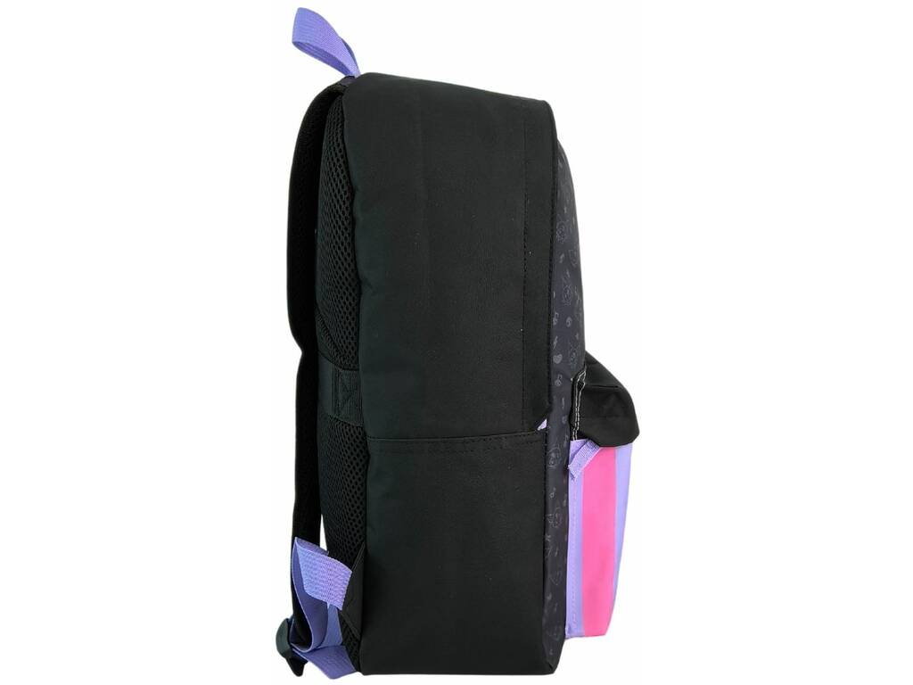 Kuromi Rucksack mit Gepolstertem Rücken, Wagenbefestigung 42X31X13,5 cm