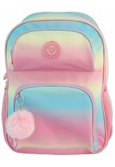 Blin Blin Gradient Pink Trolley Sac à dos 44X31X17 cm