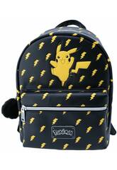 Pokémon Rucksack Pikachu Schwarz 28x22x11 cm