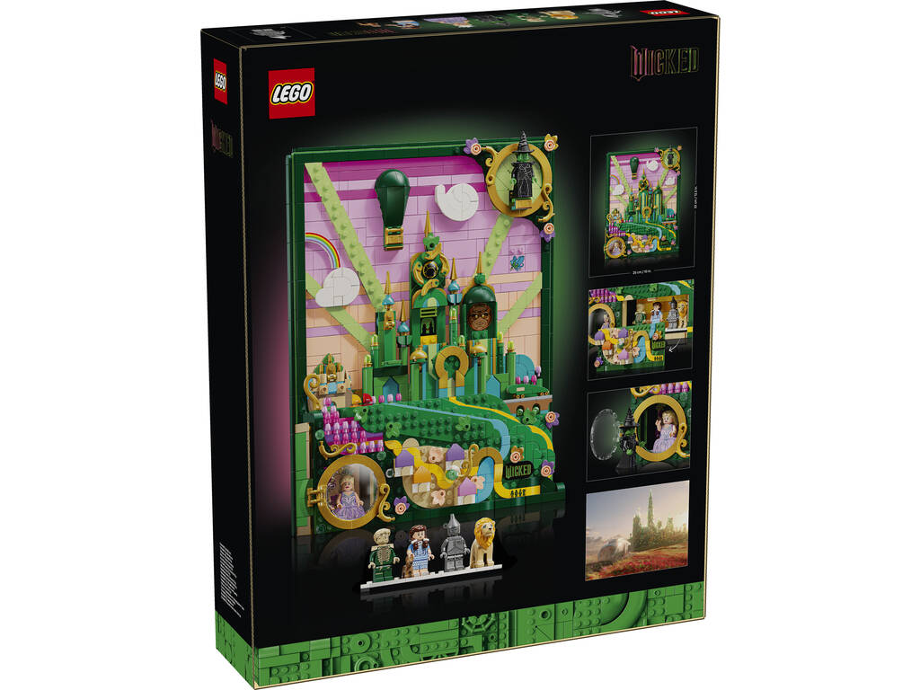 Lego Wicked Arte Mural: Emerald City