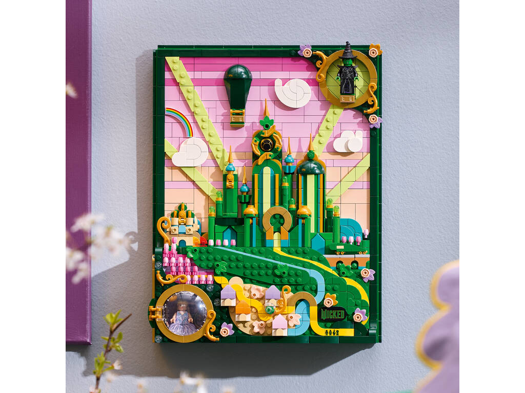 Lego Wicked Arte Mural: Emerald City