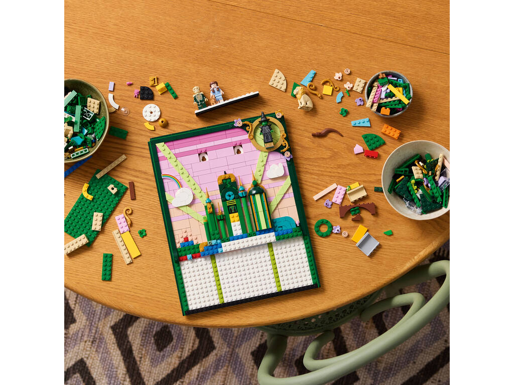 Lego Wicked Arte Mural: Emerald City