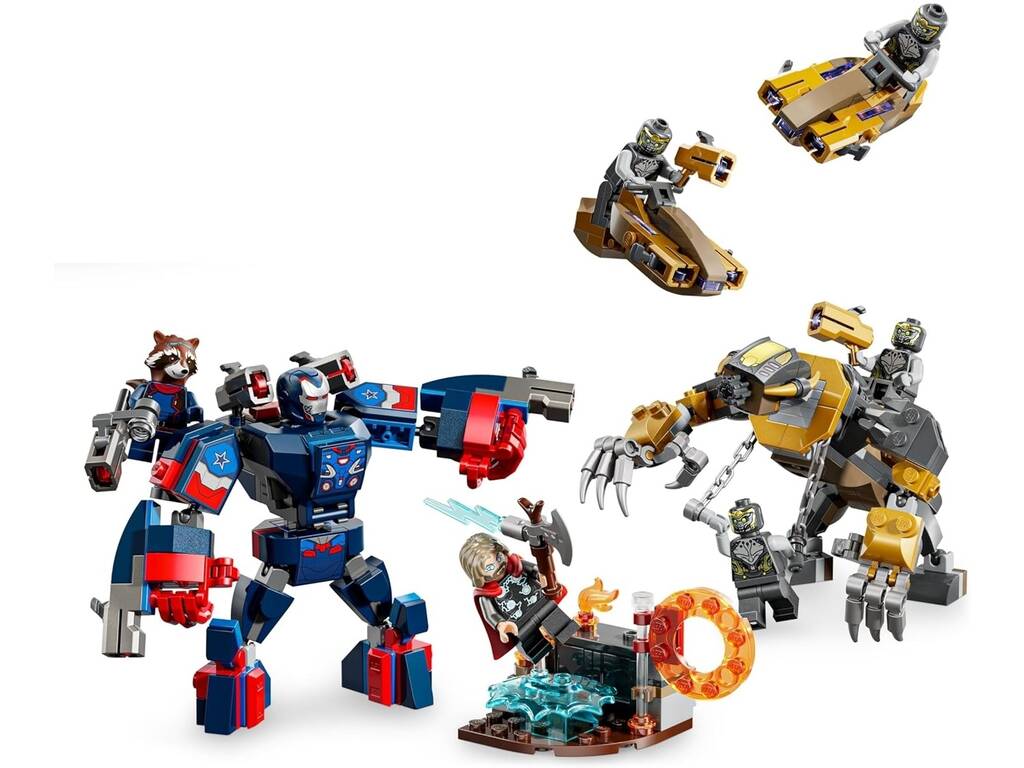 Lego Marvel Thor degli Avengers: Endgame vs Chitauri