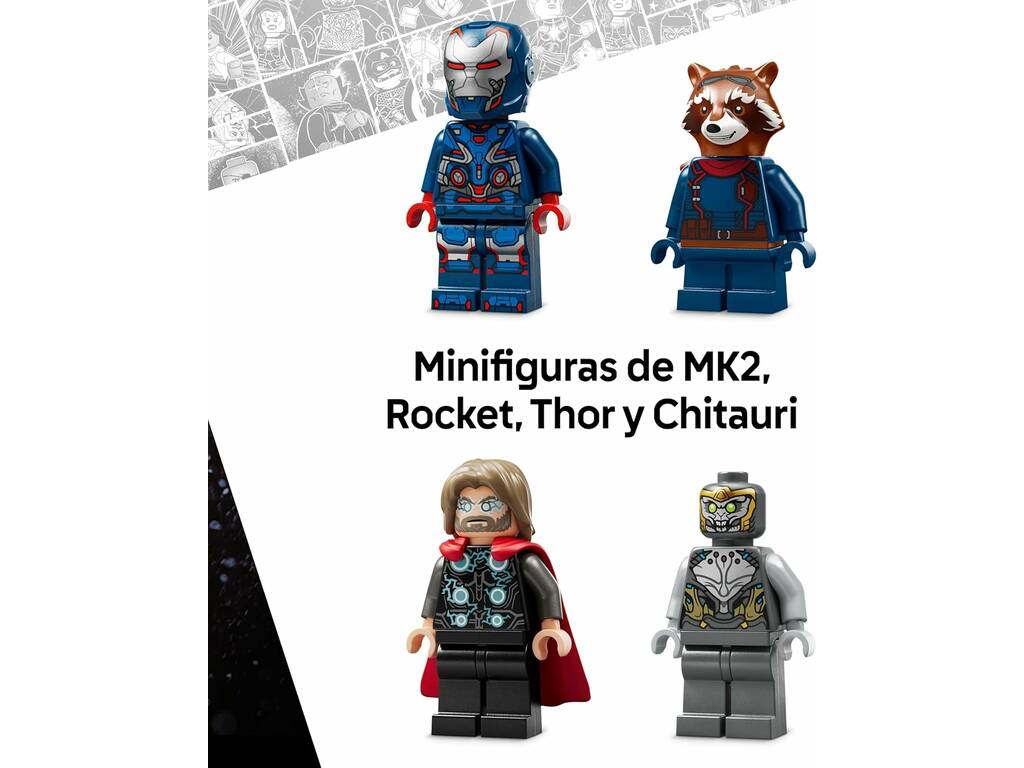 Lego Marvel Thor degli Avengers: Endgame vs Chitauri