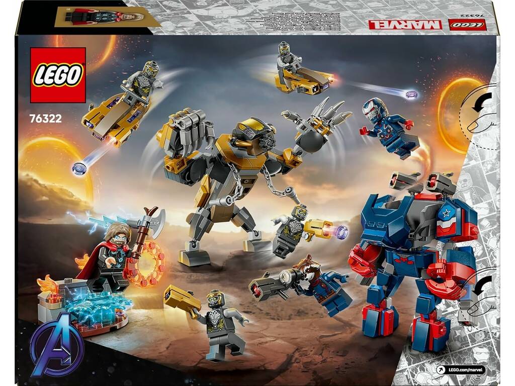Lego Marvel Thor degli Avengers: Endgame vs Chitauri