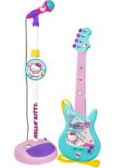 Sanrio Hello Kitty Set Gitarre und Mikrofon