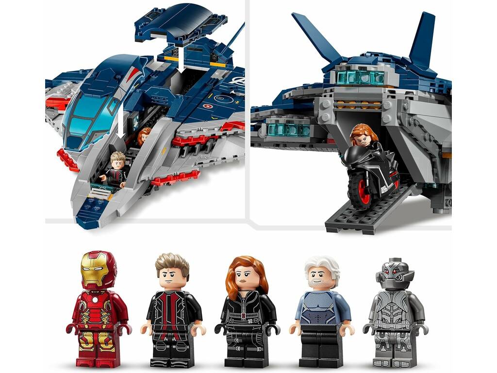 Lego Marvel Quinjet degli Avengers: L'era di Ultron