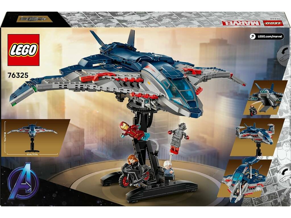 Lego Marvel Quinjet degli Avengers: L'era di Ultron