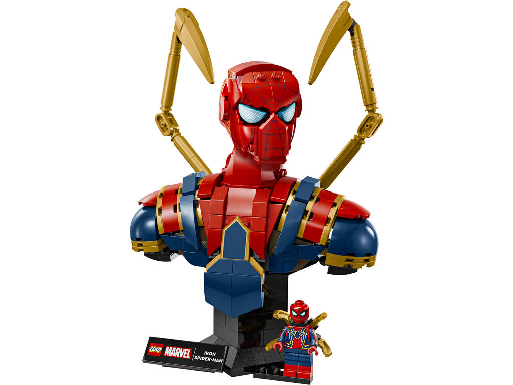 Lego Marvel Busto di Iron Spiderman