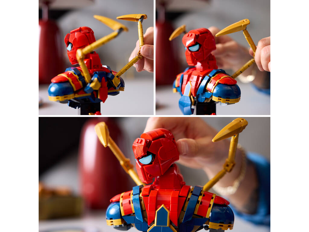Lego Marvel Busto di Iron Spiderman