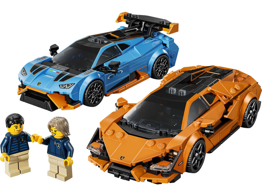 Lego Speed Champions Lamborghini Revuelto et Huracán STO
