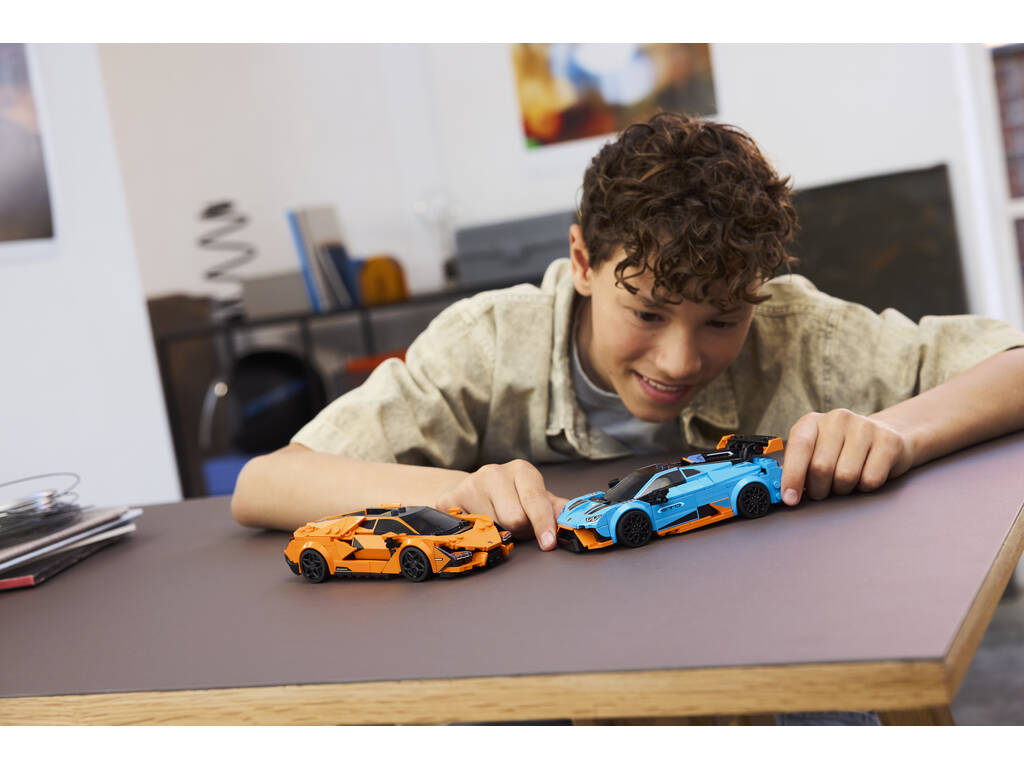 Lego Speed Champions Lamborghini Revuelto et Huracán STO