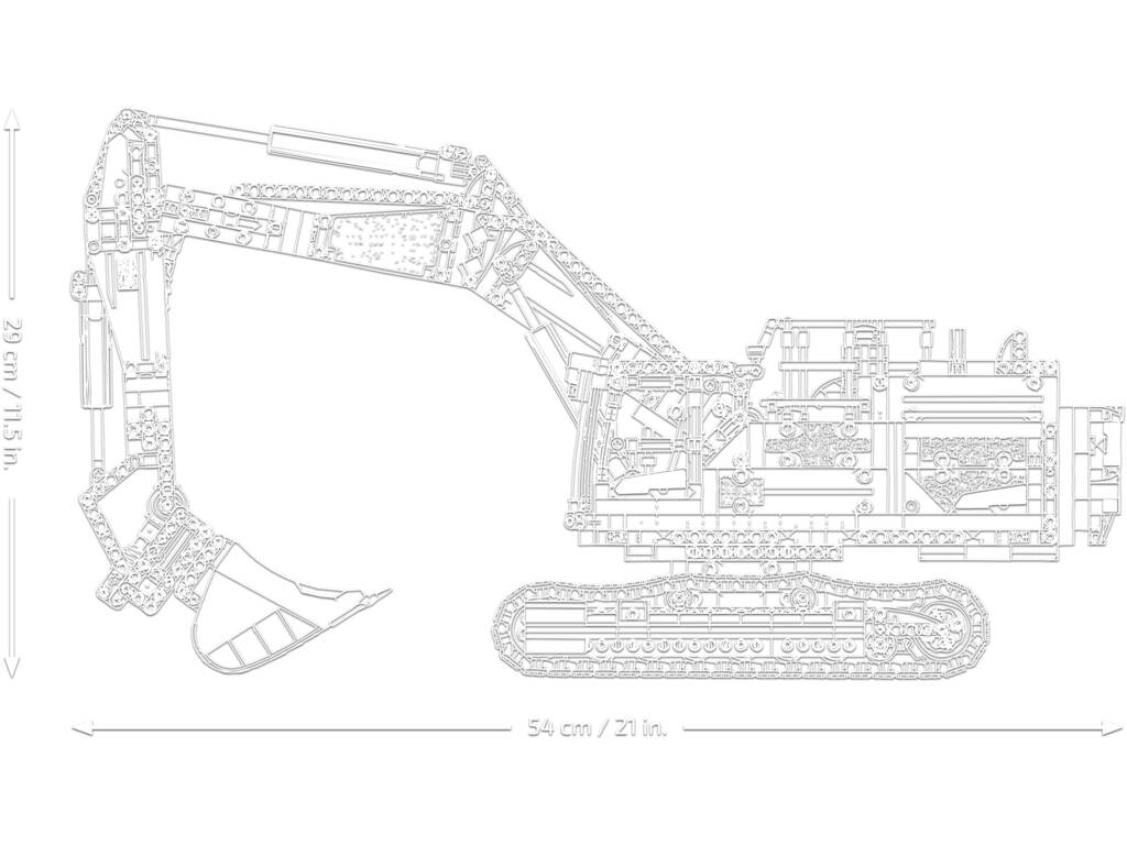 Lego Technic Pelle hydraulique Volvo EC500 Hybrid