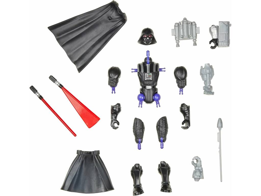 Figure Dark Vador Deluxe MixMashers de Star Wars avec accessoires