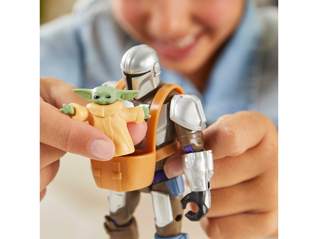 Star Wars MixMashers Figura Deluxe The Mandalorian con Accessori