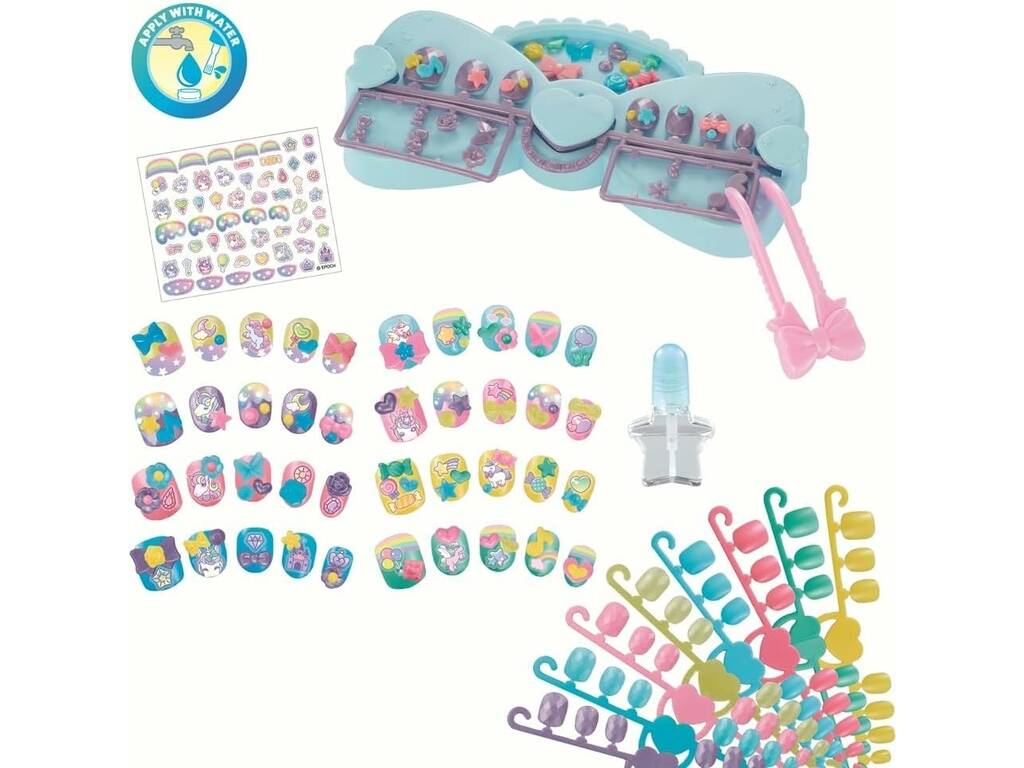 Aquabeads Nail Studio Disegna le tue unghie Unicorno