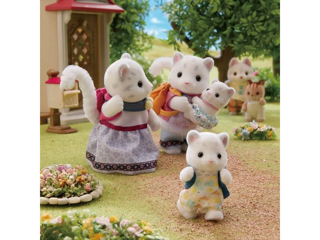 Sylvanian Families Pack Famiglia Leopardo delle Nevi
