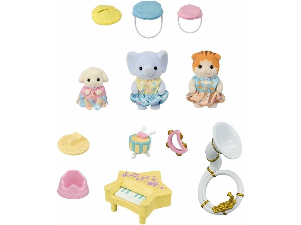 Sylvanian Families Set Concert À La Crèche