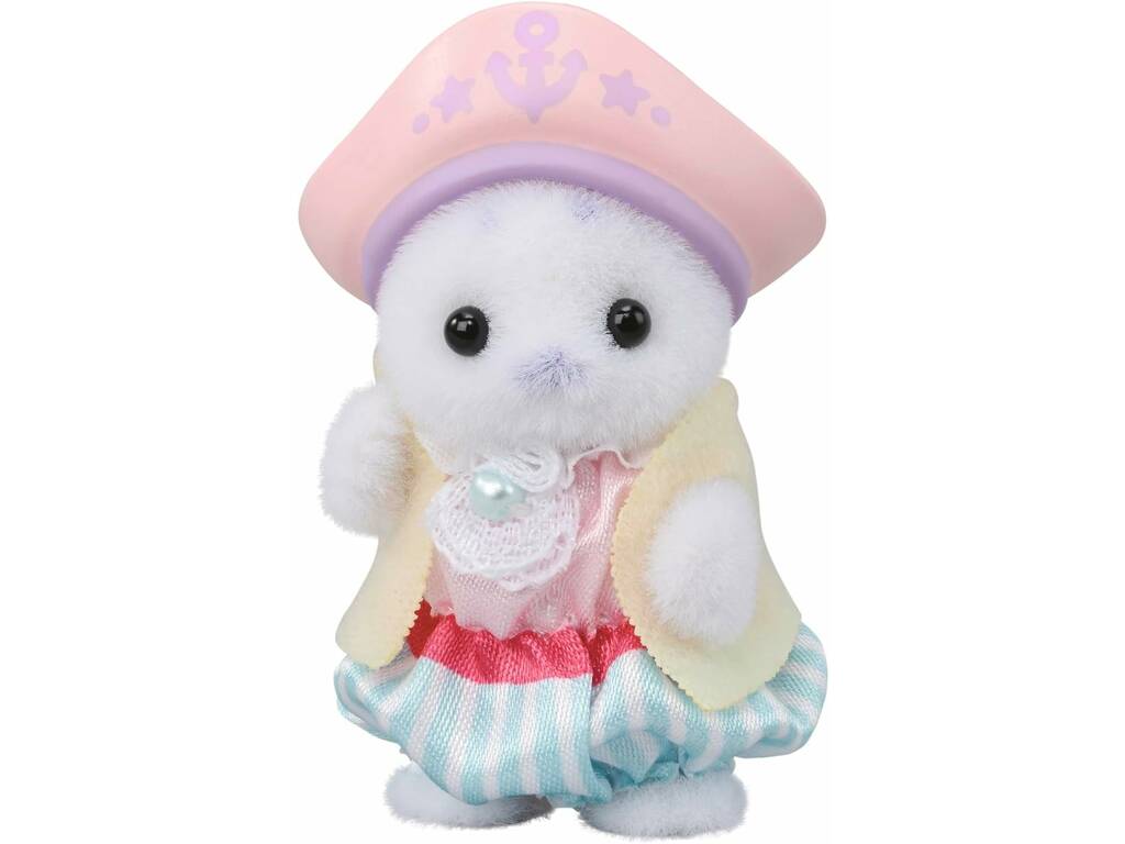 Sylvanian Families Figura Puffy con barca e Cara con delfino