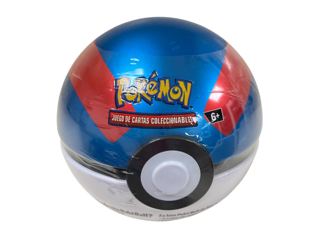 Poké Ball en boîte Pokémon TCG avec 3 sachets et autocollants