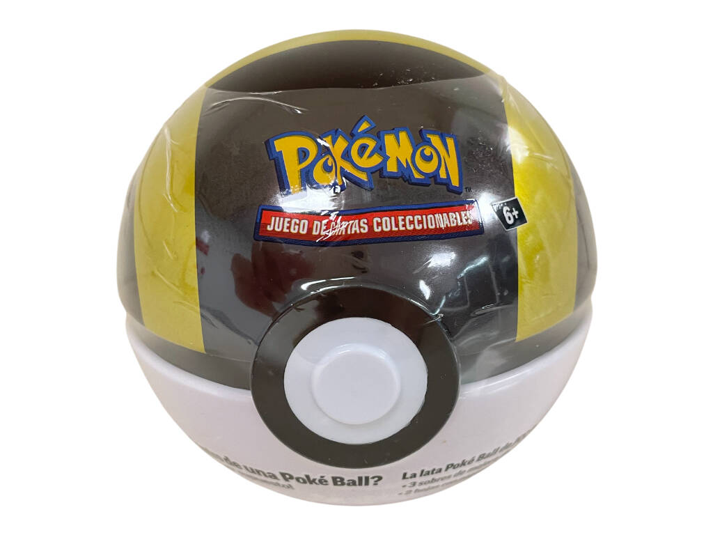Poké Ball en boîte Pokémon TCG avec 3 sachets et autocollants