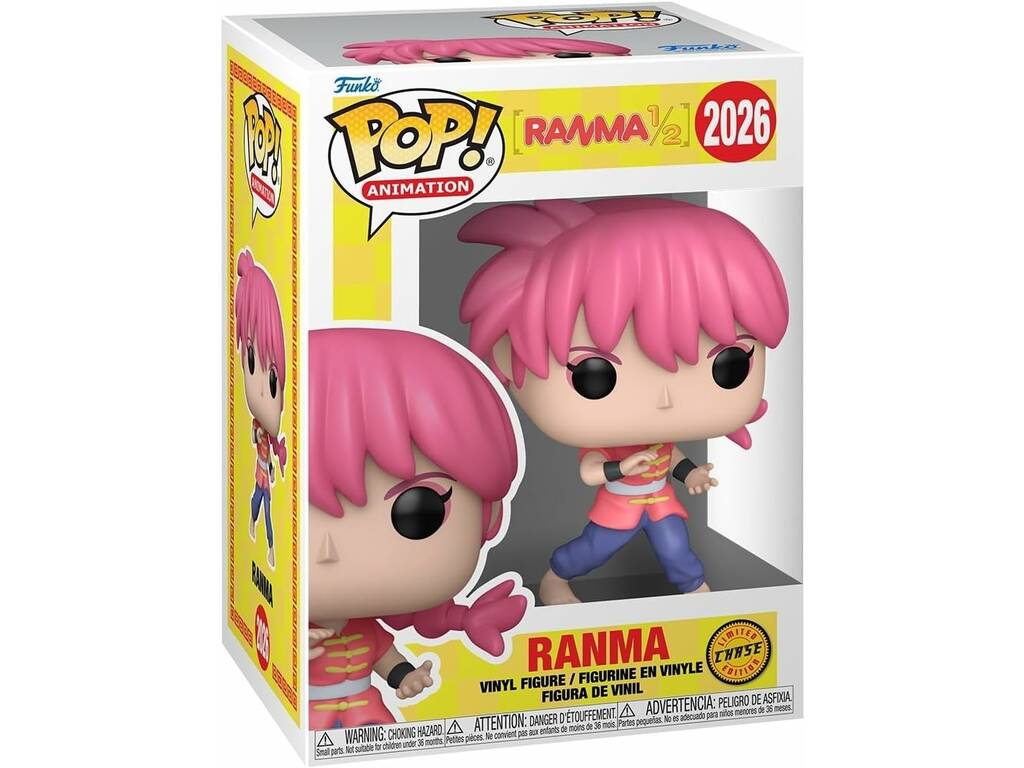 Funko Pop Animation Ranma 1/2 Figura Ranma