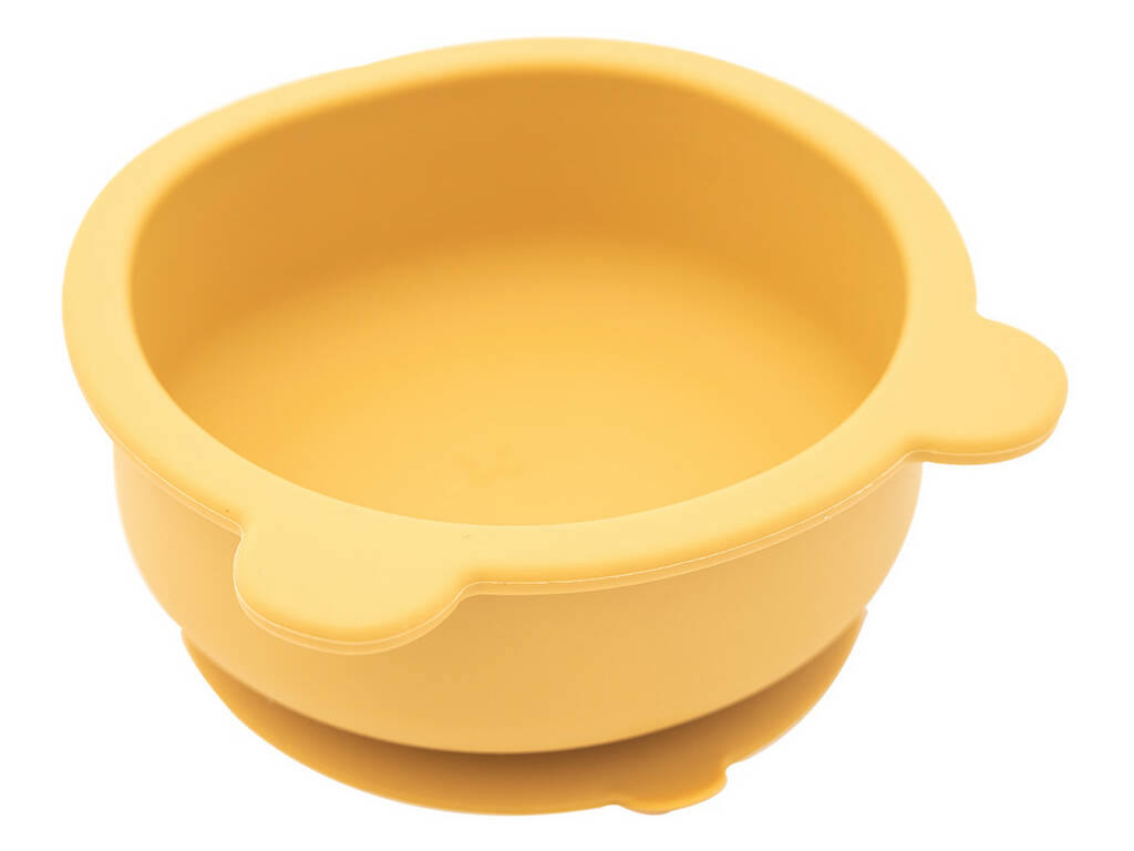 Servizio da tavola 7 pezzi in silicone giallo